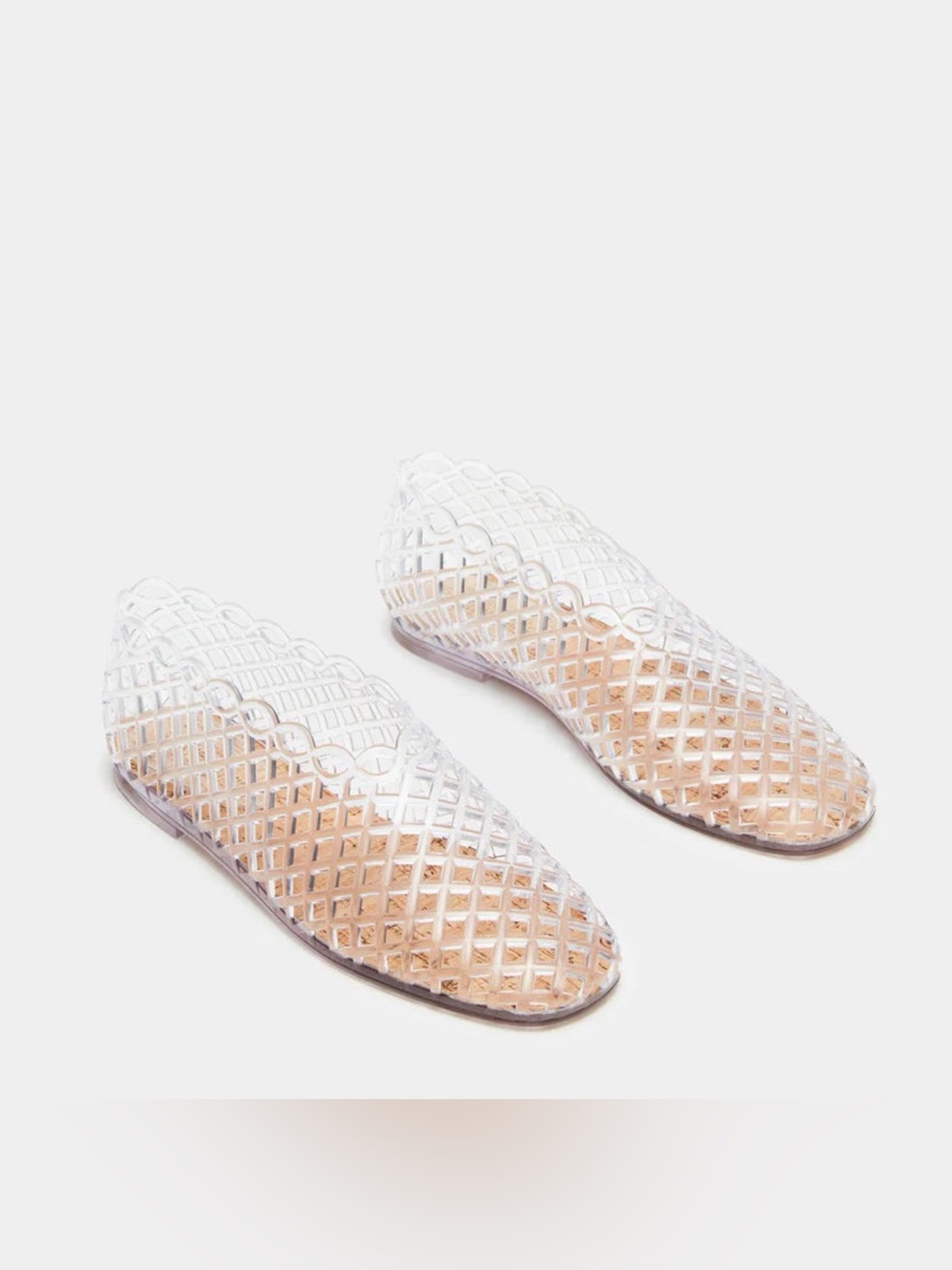 Grove Clear Square Toe Jelly Flats |STEVE MADDEN